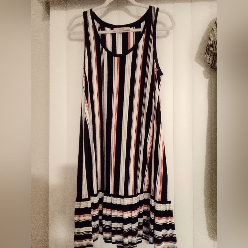 Sexy cotton stripped dress
